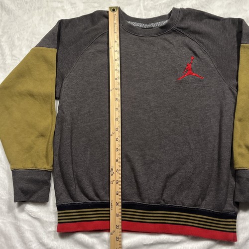 Vintage Nike Air Jordan The Varsity Crew Sweatshirt Size Large 12-13 Years EUC - Picture 7 of 19