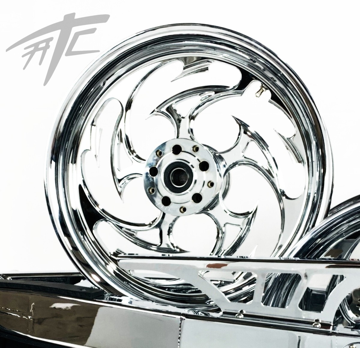 BRIDGESTONE - ★★ホッキャム★★ 360 FAT TIRE KIT BLACK & BLUE SWITCHBACK CHROME ARM 06-11