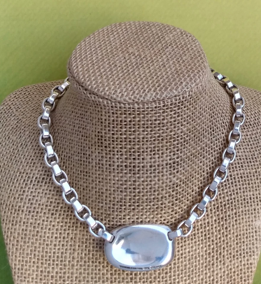 COLLAR CADENA ROLO ESTACIÓN GUIJARROS CUERDA GUIJARROS BARRY PLATA ESTERLINA AUDAZ Foto 2 de 4