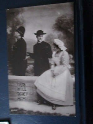 Postkarte - ''Das wird ihn beruhigen!''  1907 Posted Davidson Bros RP