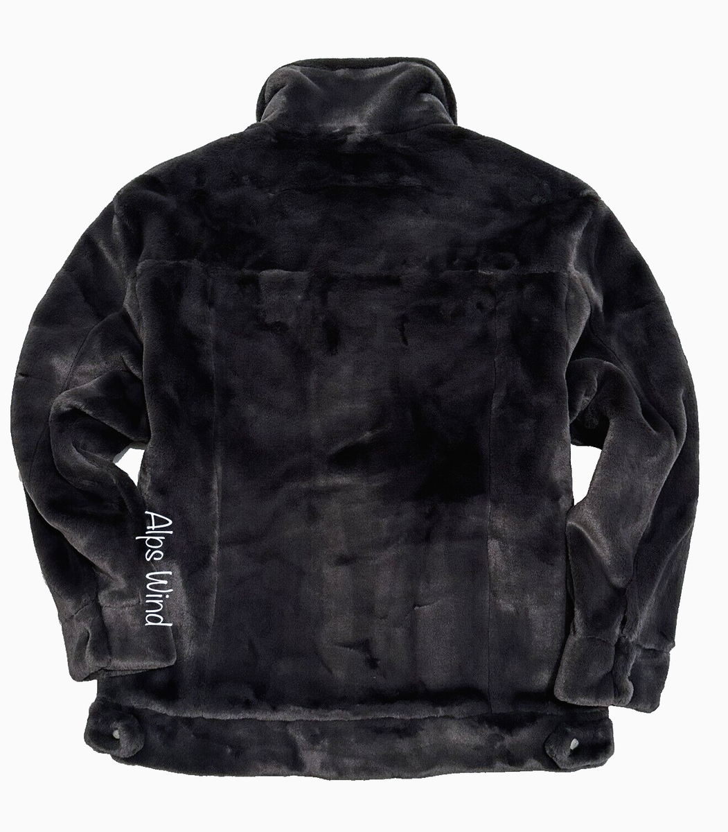 UGG® Frankie Faux Fur Trucker Jacket In Ink, Size -S NWT$228 | eBay