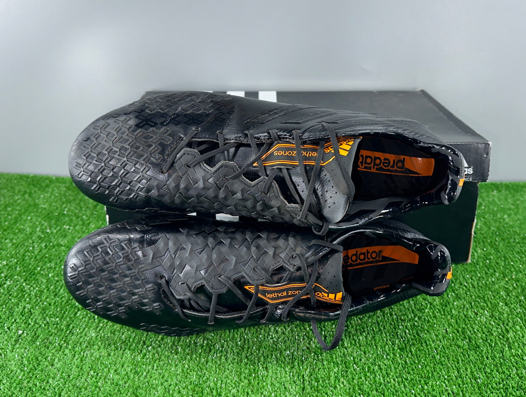 Adidas Predator FG LZ D67096 Elite US10.5 UK10 Black boots