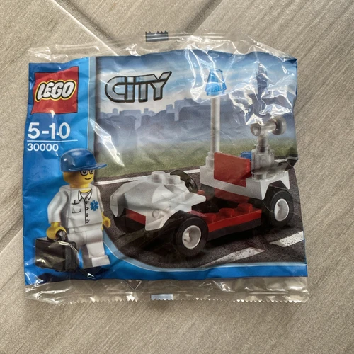 Lego City Medic's Doctor Vehicle Minifig  30000 Poly Bag NEW SEALED SET