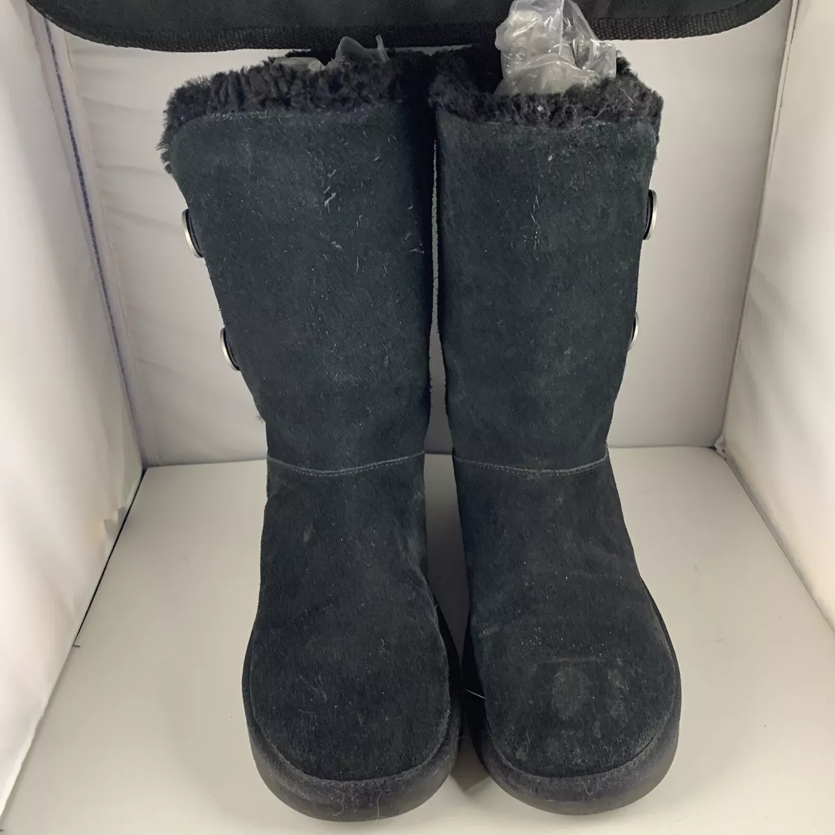 Koolaburra BY UGG W Kinslei Tall Black Boots 1096409 Size 7 100