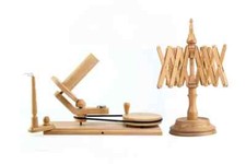Wooden Yarn Winder for Knitting and Crochet Hooks, Wooden Yarn Swift