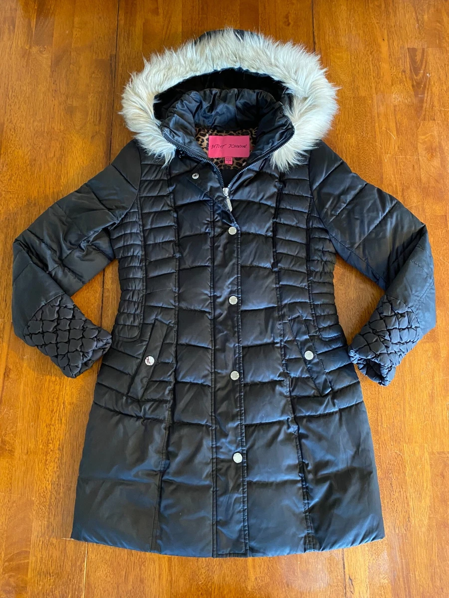 Betsey johnson puffer coat cheap