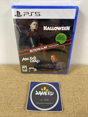 NEW HALLOWEEN ASH VS EVIL DEAD RetroRealms:Double Feature PS5
