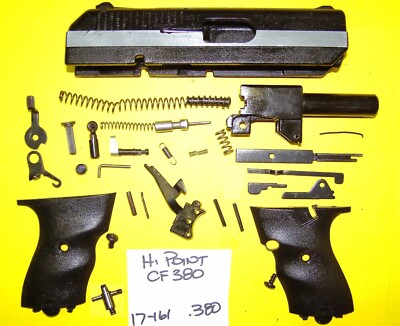 HI POINT CF380 SLIDE BARREL RED REAR YELLOW FRONT SMALL PARTS REPAIR # 17-161