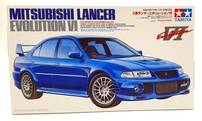 Tamiya Modellbausatz im Maßstab 1:24 24213 - Mitsubishi Lancer Evolution VI
