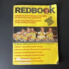 Vintage Redbook Magazine Nov 1974 Quintuplets Issue Missing Main Quints Story