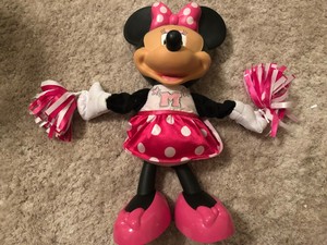 minnie mouse cheerleader toy