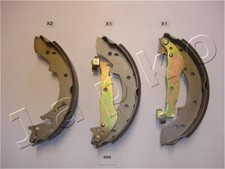 JAPKO Bremsbackensatz Bremsbacken hinten für Suzuki Samurai SJ