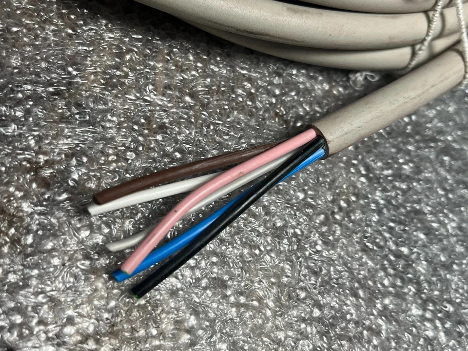 NEW Profinet 24V Power PVS Cable Cord 5 x 1.5 qmm 600V FT1 Gray 20939 - Image 4 of 4