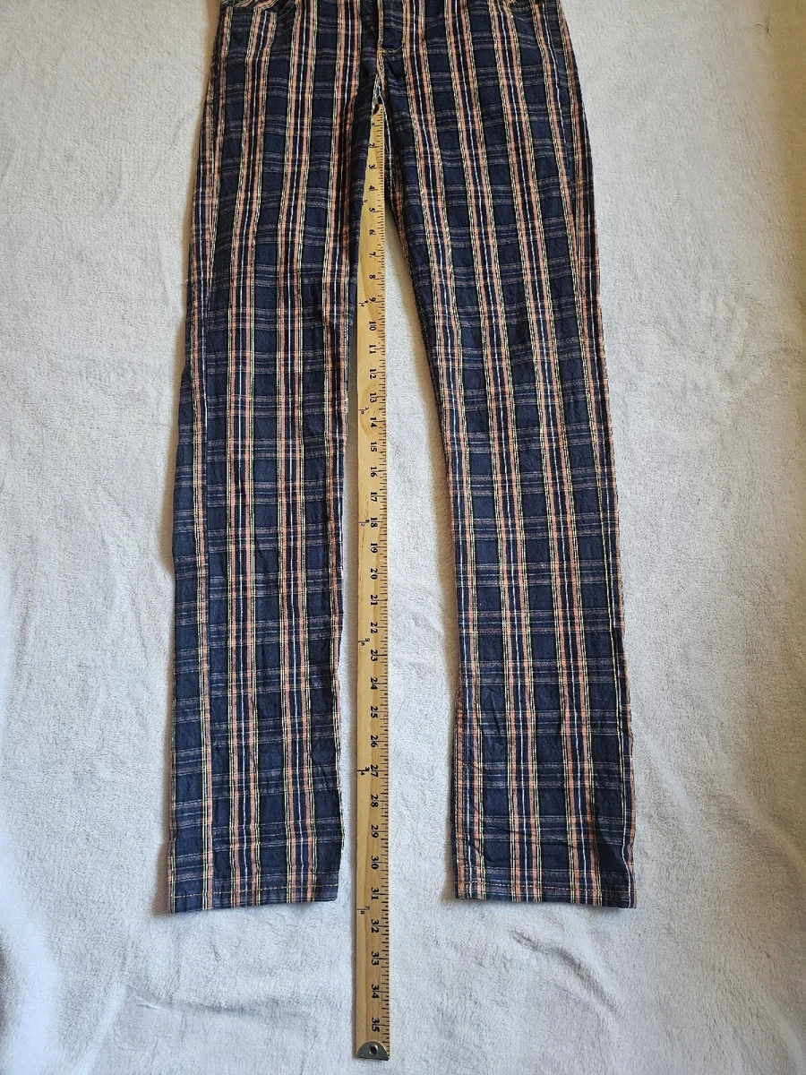 Tight hot sale gingham pants