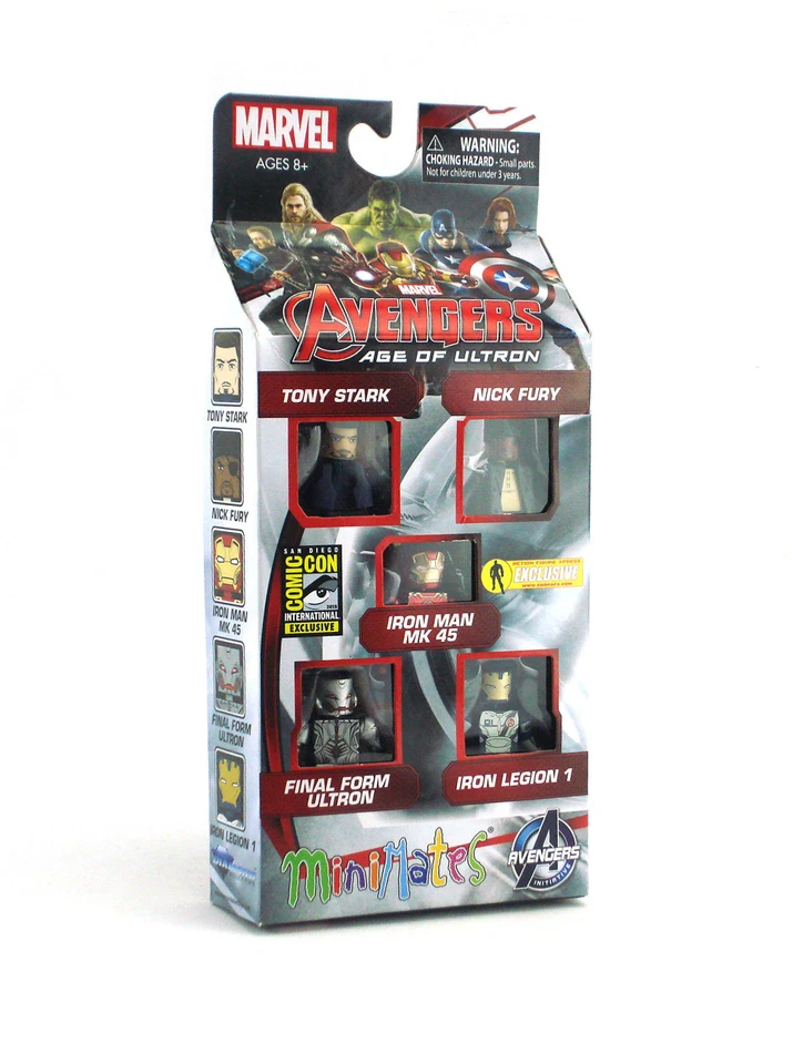 Marvel Minimates Avengers Age of Ultron Box Set 2015 SDCC Exclusivo 5 Figuras Foto 2 de 4
