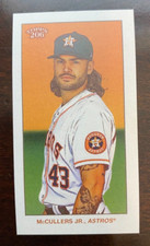 Lane McCullers Jr 2022 Topps T206 Wave 4 TY Carolina Brights Back 5 Copies Only