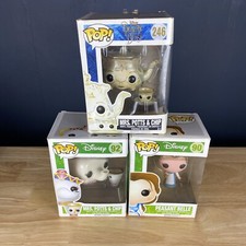Funko Pop! Vinilo: Disney - Mrs. Potts & Chip Belle #246 #92 #90 Lote de 3