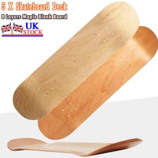 20*80cm Wood Skate Decks Board DIY Concave Blank Maple 8 Layers Skateboards X5