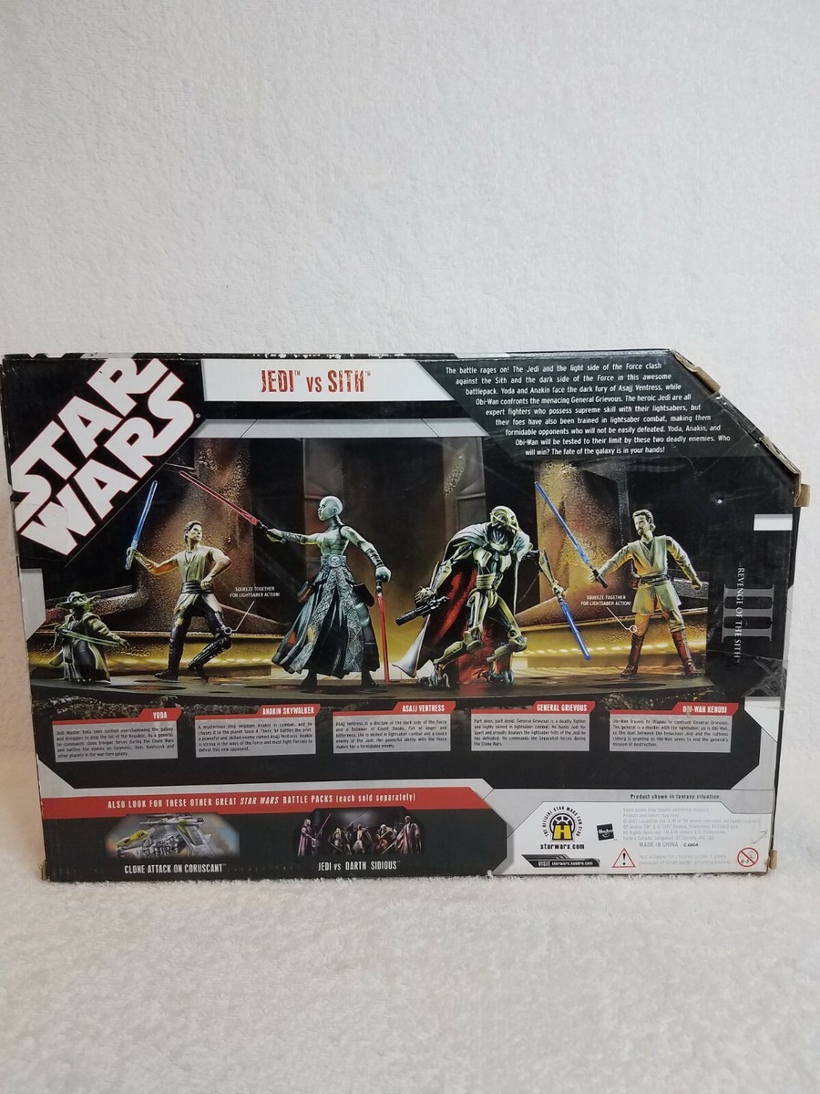 Star Wars Battle Packs Jedi Vs Sith | eBay