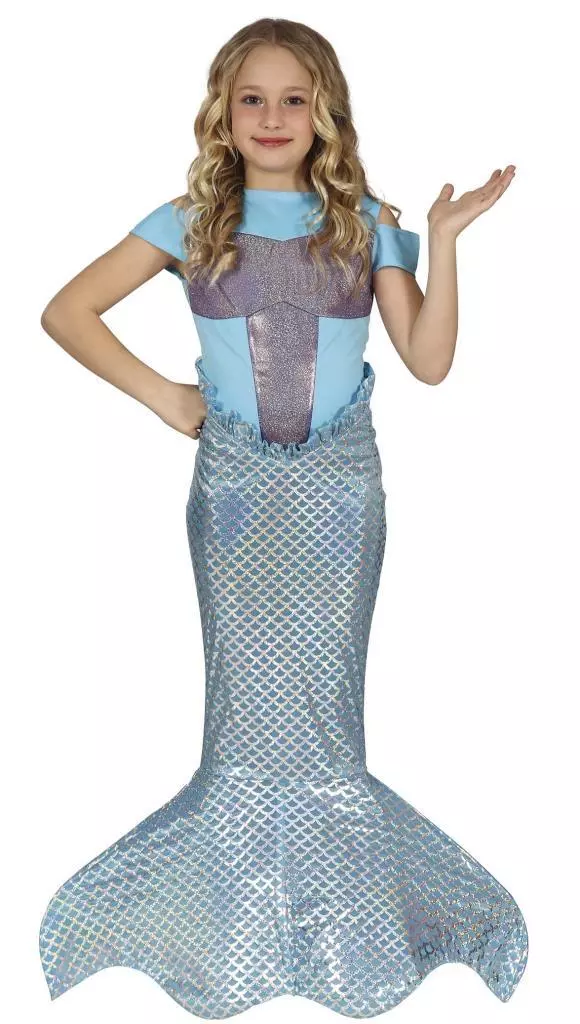 Costume sirenetta sirena Ariel bambina principessa del mare regina vestito  cele