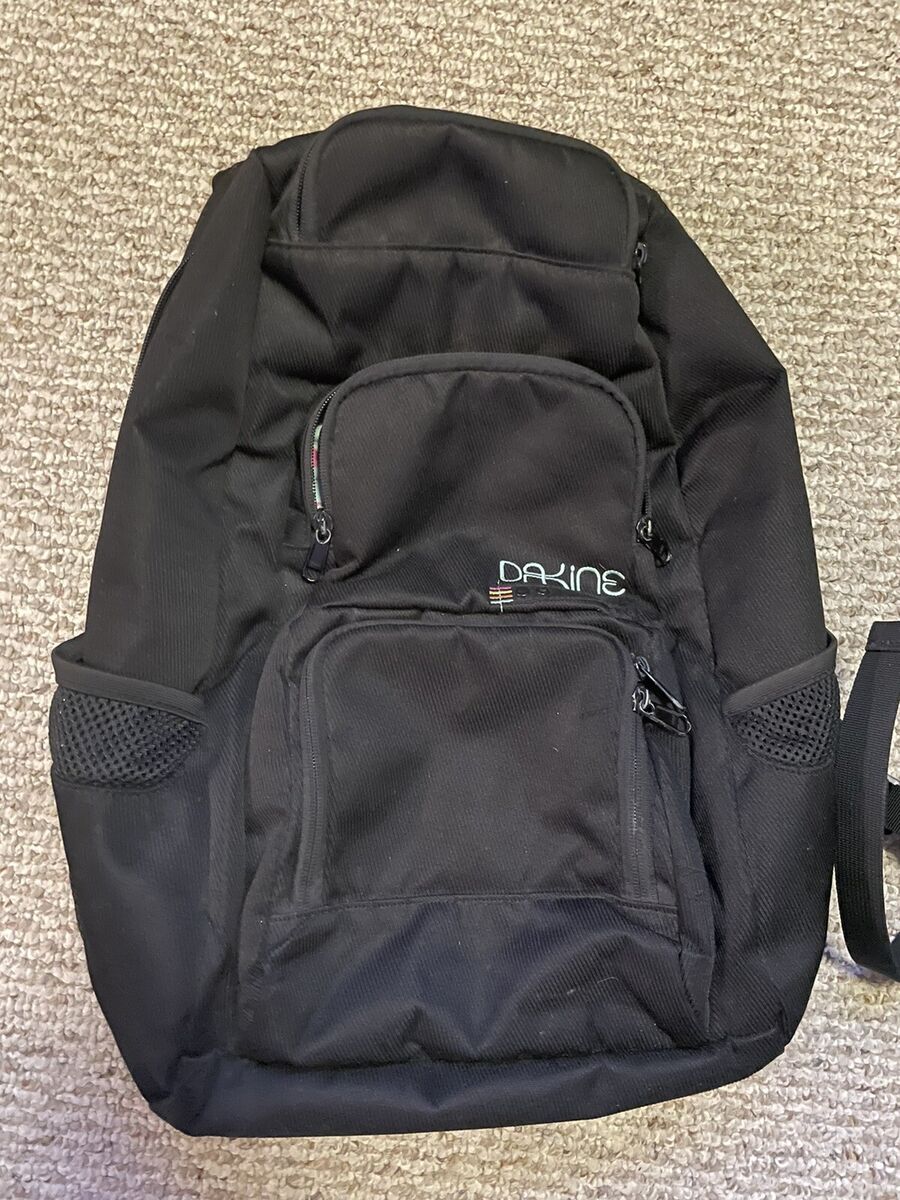 DAKINE WOMENS BLACK AND INSIDE FLORAL LAPTOP BACKPACK EXCELLENT eBay
