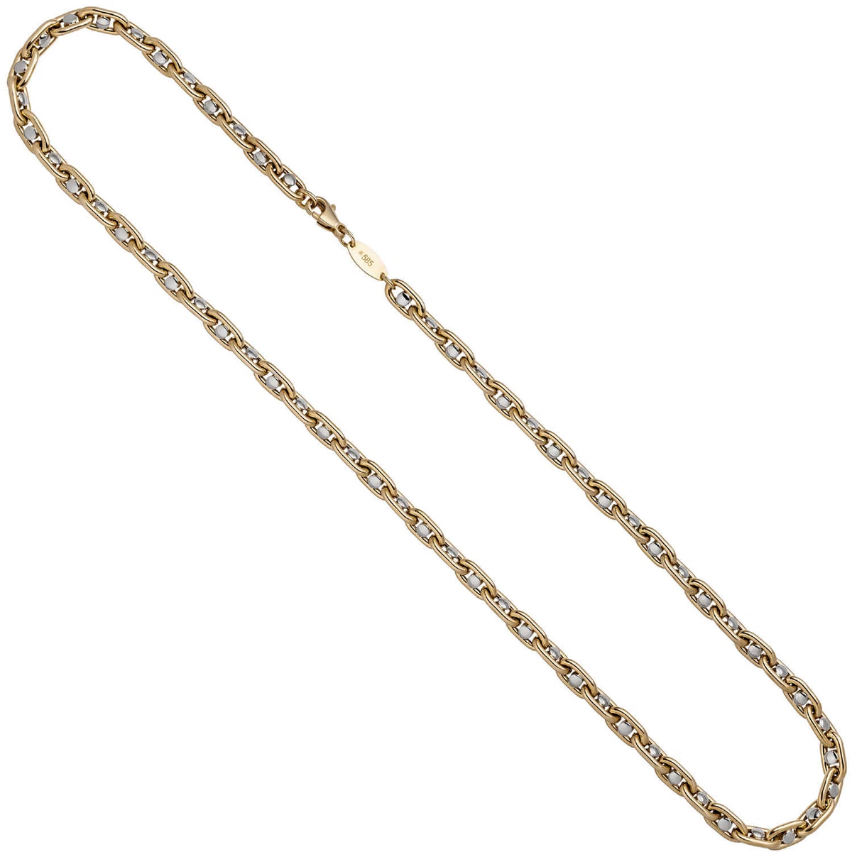 COLLANA CATENA IN ORO GIALLO 18 KT DA UOMO