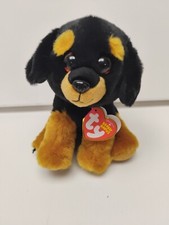 Ty Beanie Baby TREVOUR the Rottweiler Dog 6" NEW MWMTs Plush Stuffed Animal Toy