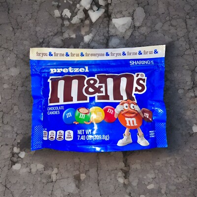 209,8g Beutel Brezelgeschmack Milchschokolade M&Ms MNMs m und ms American Candy