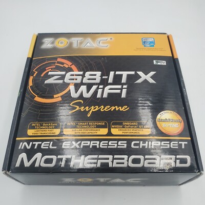 Zotac Z68-ITX Wifi Supreme NVIDIA GT430 XP Retro Gaming