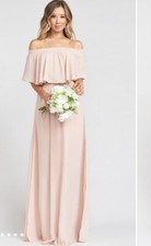 Show Me Your Mumu Hacienda Maxi Dress Dusty Blush Crisp Size Small