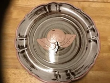 Vintage Vreni Pink Apple Santa Anita Ware 13” Platter