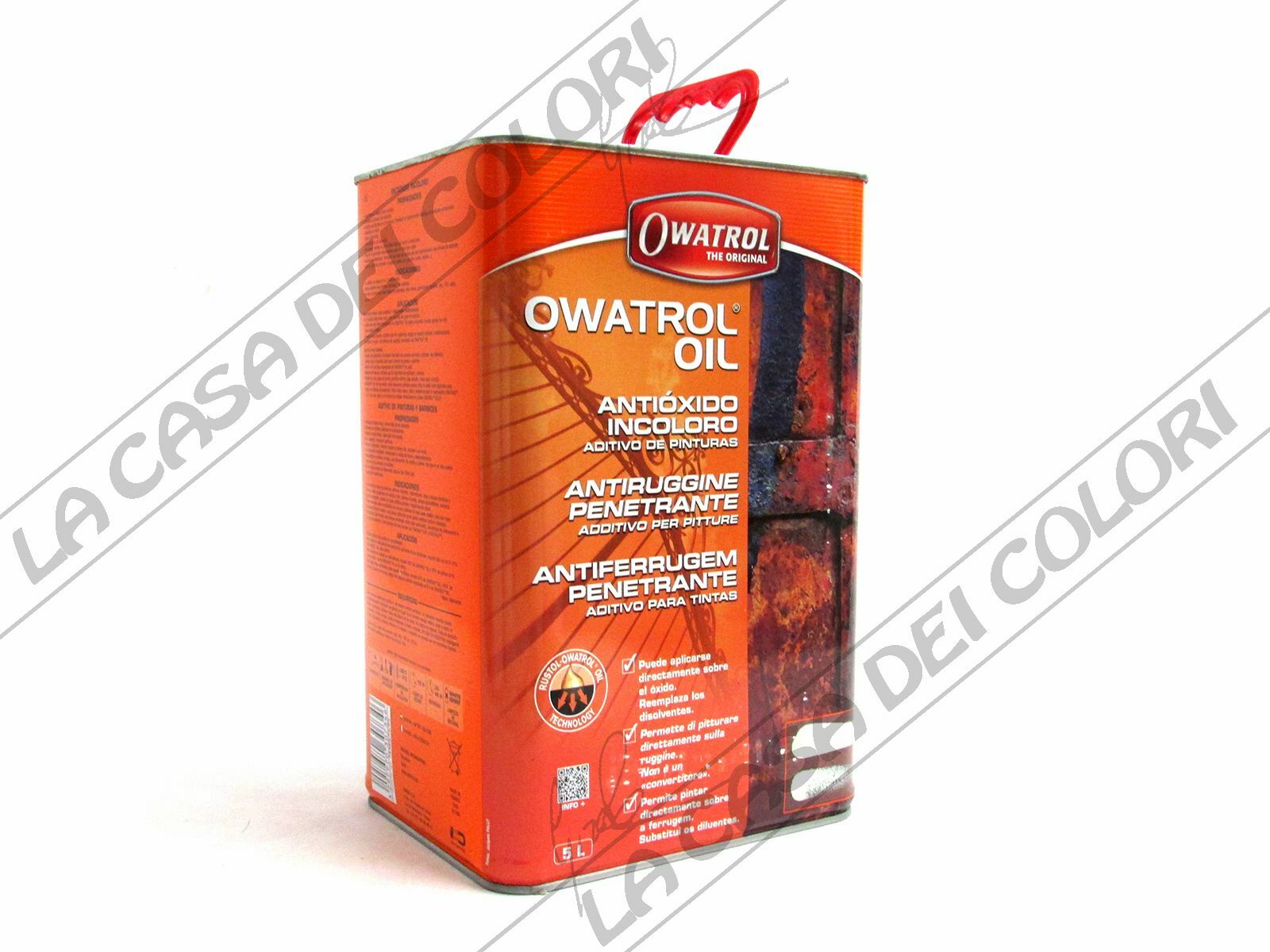 OWATROL OIL - 5 LITRI - ANTIRUGGINE TRASPARENTE PENETRANTE