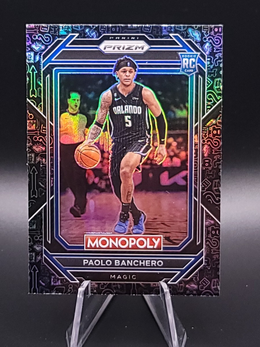 2022-23 Panini Prizm Monopoly Paolo Banchero Black Icons Prizm