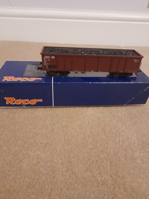 Roco 66075 DB Gondel Eaos offener Waggon mit Kohleladung VERPACKT HO H0 - NUR 1 Waggon