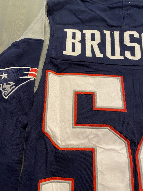 New England Patriots Mitchell & Ness Throwback #54 Tedy