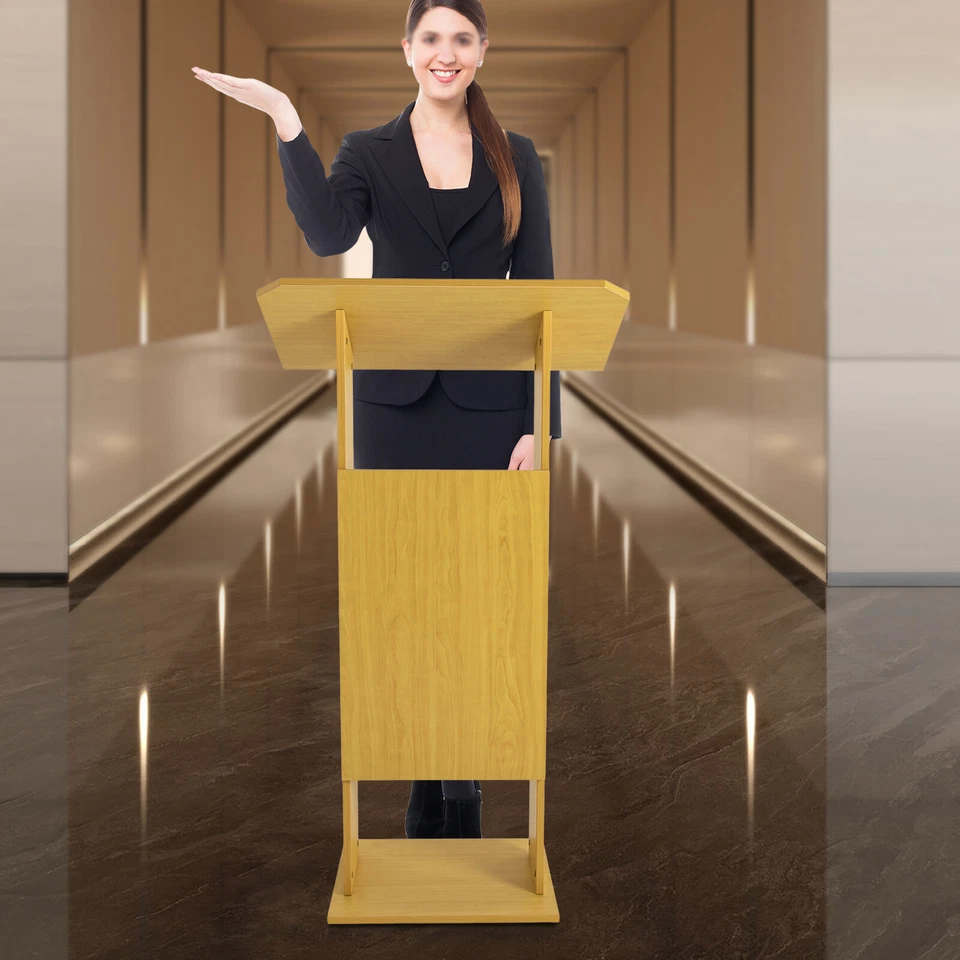School Speech Lectern Podium Conference Presentation Stand Church Pulpit - Image 3 of 4