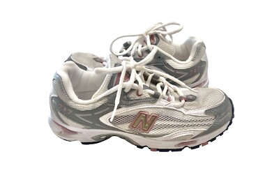 New Balance 717 Running Shoes White Gray Pink Low Top Lace