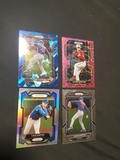 2022 Panini Prizm Draft Picks #PDP7 Cade Horton Neon Pink Velocity