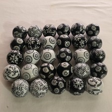 Mini Carpet Balls Table Decor Chinoiserie Set...