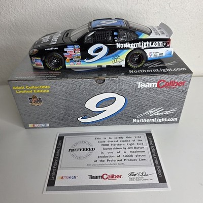 2000 Jeff Burton #9 Northern Light 1/24 Team Caliber Preferred Nascar Diecast