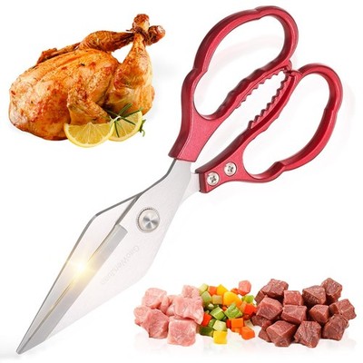 Kitchen Shears & kitchen scissors All Purpose | gadgets-Heavy Red 