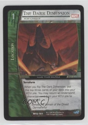 2007 VS System Marvel Team-Up The Dark Dimension #MTU-161
