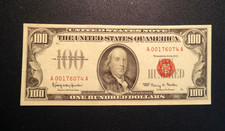 Super Crisp 1966 $100 Red Seal Legal Tender United States Note