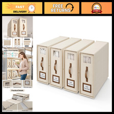 4 Pack Foldable Bed Sheet Organizers, Cal Kin...