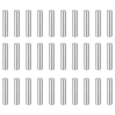 50pcs Dowel Pins M6(6mm) x 30mm Stainless Steel Shelf Support Peg Pin Rod