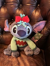 Disney Lilo Stitch - Festive Stitch Christmas Holiday Small Plush 14" New