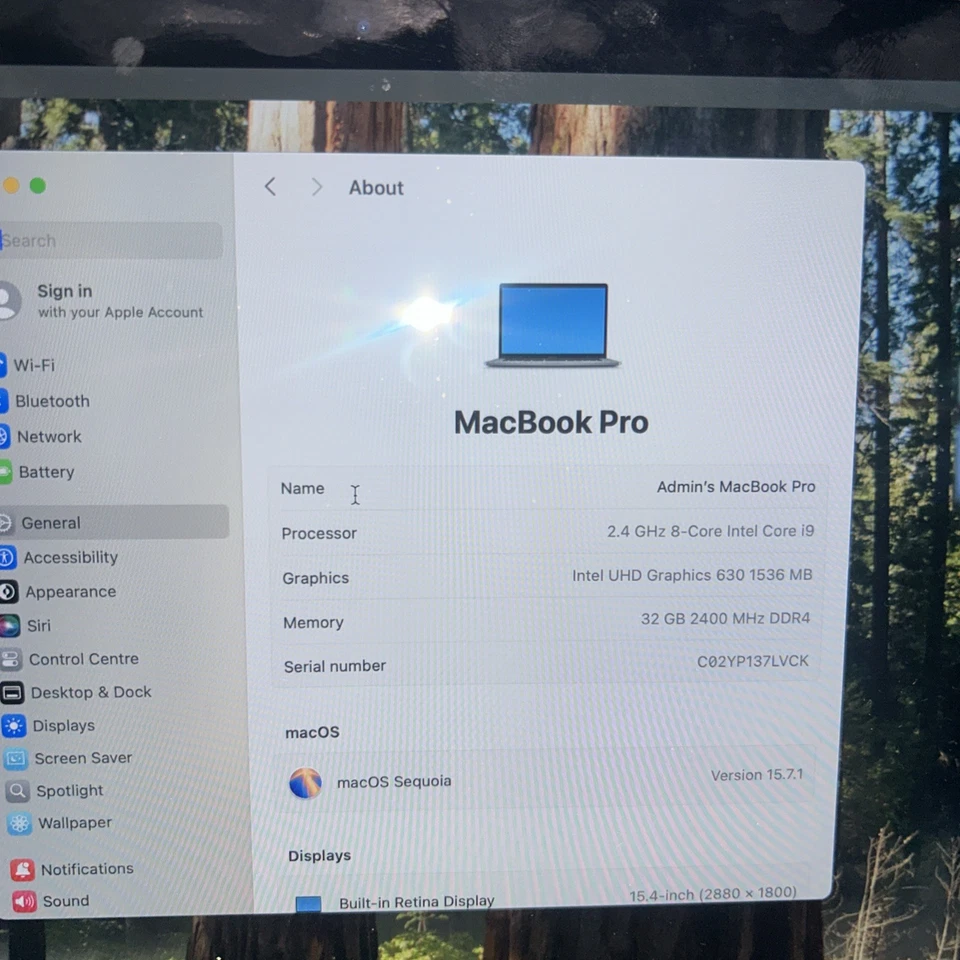 Apple MacBook Pro 15" 2019 · i9 · 32GB · 1TB, photo 1 of 5