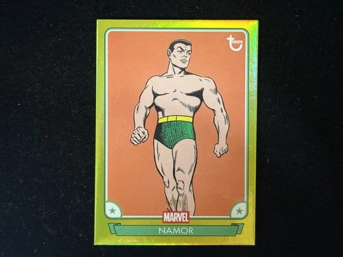 2026 Topps Marvel Brooklyn Collection Captain America #5 NAMOR Yellow/99