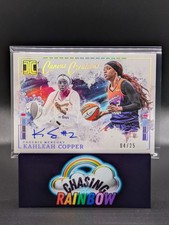 2025 Panini Impeccable WNBA Kahleah Copper Canvas Creations Auto HOLO SILVER /25