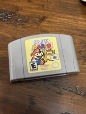 Paper Mario Nintendo 64 N64 Authentic Cleaned & Tested